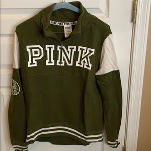 Army green quarter zip